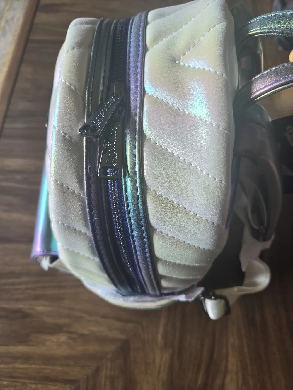 Funko Pop! By Loungefly BTS Iridescent Quilted Backpack, New